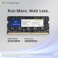 thumbnail image 2 of Memoria RAM para laptop Timetec 16 GB DDR4 2666 MHz SODIMM de 260 pines, 2 of 9