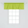thumbnail image 2 of Ambesonne Floral Window Valance, Symmetrical Little Petals, 54" X 18", Apple Green Pale Green, 2 of 3