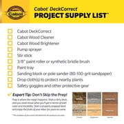 Cabot Creamery Deckcorrect Exterior Stain Tint Base - Durable Acrylic - 5 Gal Multicolor