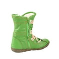 thumbnail image 5 of TMA EYES Snake-Embossed Leather and PU Upper Faux Fur Lining Short Flat Boot for Women, 5 of 6