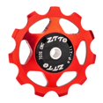 thumbnail image 1 of Almencla Bike Rear Derailleur Pulley Road Bike Pulleys Guide Roller Cycling Accessory BMX red, 1 of 7