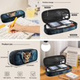thumbnail image 5 of Jeiento Peeking Cat Backpack And Lunch Box Set for Kids 4 Piece 17 Inch School Backpack, Lunch Bag, Pencil Case, Bookmark for Boys Girls Primary Elementary School, 5 of 7