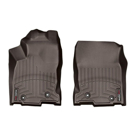 WeatherTech Custom Fit FloorLiners compatible with Lexus NX, NX Hybrid - 1st Row (Driver & Passenger), Cocoa