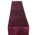 thumbnail image 6 of Efavormart 12" x 107" Eggplant Premium Velvet Table Runner For Wedding Party Decor, 6 of 6