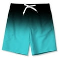 thumbnail image 2 of SROBPTY Boys and Girls 7-14 Years Print Beach Shorts with Pockets, 2 of 2