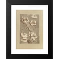 thumbnail image 2 of Alfred Henry Forrester 14x18 Black Modern Framed Museum Art Print Titled - Grapes and Vine-Leaves (1845-70), 2 of 5