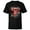 Black, variant on Dawn of the Planet of the Apes Caesar Face and Red Ape Skull - Short Sleeve T-Shirt for Kids - Customized-White