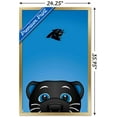 thumbnail image 3 of NFL Carolina Panthers - S. Preston Mascot Sir Purr 20 Wall Poster, 22.375" x 34", Framed, 3 of 3