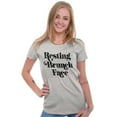 thumbnail image 3 of Resting Brunch Face Cute Funny RBF Womens Slim Fit Graphic Tee Brisco Brands M, 3 of 5