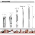thumbnail image 6 of 16 PCS Manicure Pedicure Set Nail Clippers Cuticle Grooming Stainless Steel Kit With Case by NSA ELECTRONICS, 6 of 6