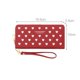 thumbnail image 2 of Women's Long PU Leather Wallet with Double Zip, Phone Holder - Black, 8.5 x 4.5 inches, 2 of 5