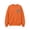 Orange A2, variant on Edvintorg Girls Sweatshirts Cute Printed Long Sleeve Loose Pullover Top Solid Color Crew Neck Casual Sweatshirt Little Girls Clothes Size 1-13