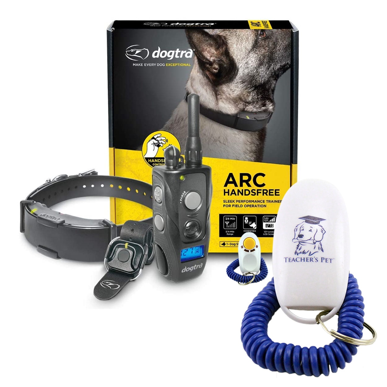 Dogtra ARC HANDSFREE Slim Ergonomic 3/4Mile Remote Dog Training E