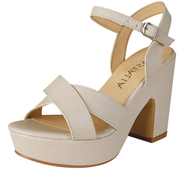 Tacón Para Mujer CASTALIA 307-60 Latte Con Plataforma