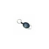 Advantus Retractable Carabiner Style Reel with Key Ring, Smoke, 6 Count