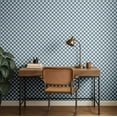 thumbnail image 3 of S4Sassy Peel & Stick Vinyl Wallpaper, Urban Chic Checkerboard Print Contact Paper Waterproof - Blue, 25"x240", Removable Modern Wall Covering for Home Decor in Bedrooms & Living Areas, 3 of 9