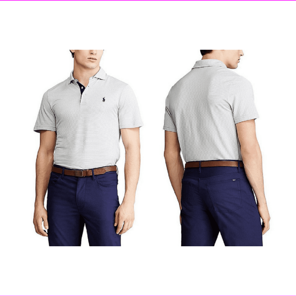 slim fit polo tops