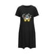 thumbnail image 4 of Camisón corto de talla grande para mujer, camisón de manga corta con estampado de pecho a la moda, camisón para mujer, 4 of 5