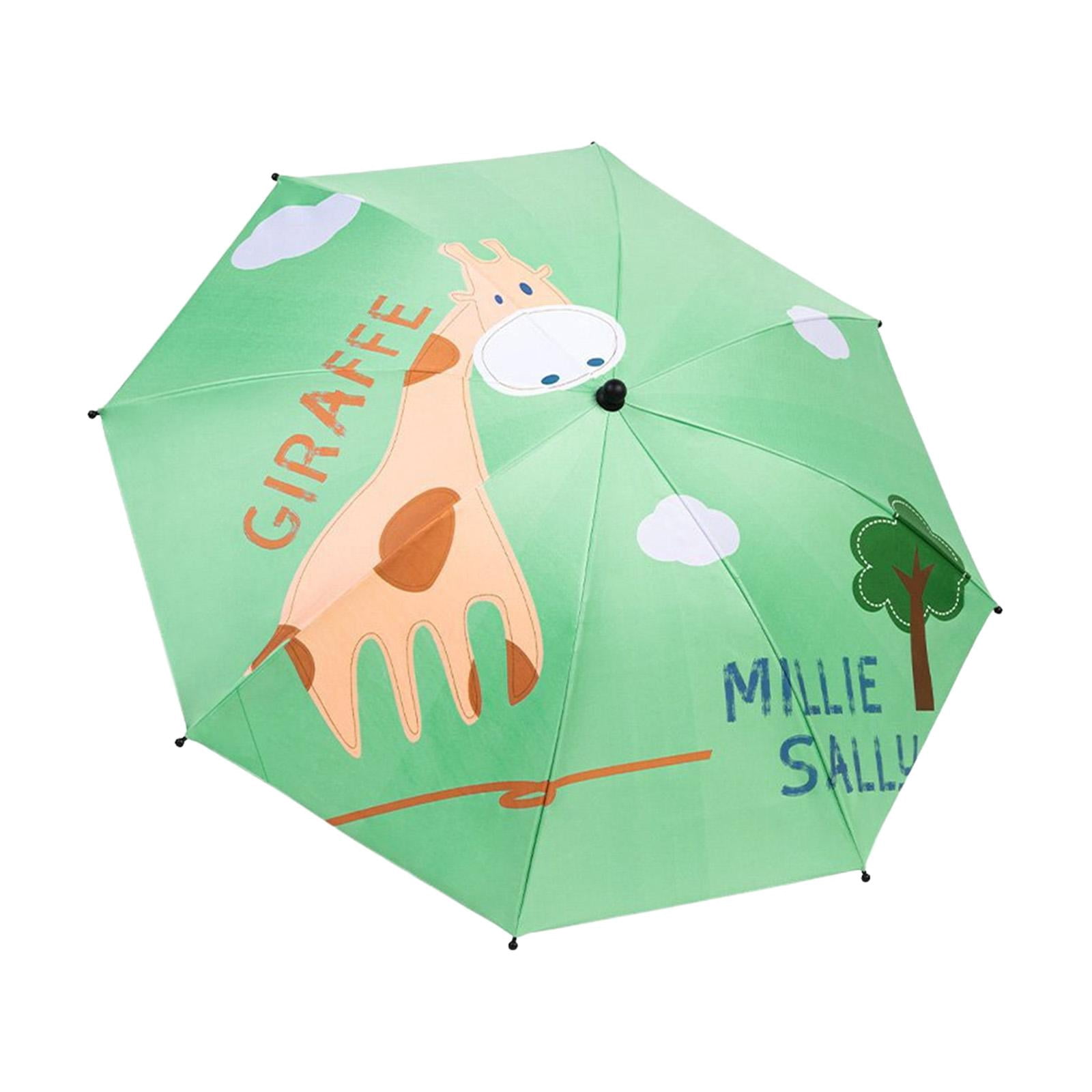 harayaa Baby Pram Umbrella with Clamp Baby Stroller Parasol Universal Summer 360 Degree giraffe