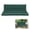 Dark Green, variant on Outdoor Porch Swing Cushion,4" Thick Waterproof Replacement Glider Cushions, Filled with Broken Sponge and PP Cotton, Anti-Fading for Patio Garden