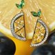 thumbnail image 4 of Pendientes UBIUO de limón para mujer, divertidos pendientes colgantes de circonita cúbica con forma de fruta, chapados en oro amarillo de 18 quilates, regalos de joyería para mujeres y niñas, limón -, 4 of 5