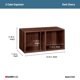 thumbnail image 3 of ClosetMaid Cubeicals Estante organizador de almacenamiento de 2 cubos, estantería apilable o colgante, montaje en pared, fácil montaje, acabado en madera de cerezo oscuro, 3 of 5