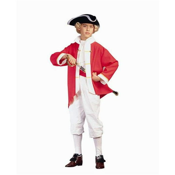 RG Costumes 90133-R-M Capitaine Colonial - Costume Rouge - Taille Enfant-Moyen