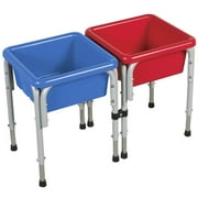 2 Station Square Sand & Water Table with Lids (Pack of 1)