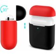 thumbnail image 3 of 2 Pack Compatible Case Ultra Thin Soft Cover Silicone Protective Skin for Apple Airpod 1 2 Case, 3 of 7