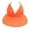 Orange, variant on TRUBKH Visor Outdoor Hat Sports Sun Visor Golf Hat Summer Beach Hat Sports Sun Visor for Men Women Sports Hat Tennis Visors for Women Men's Sun Hat Adjustable Fit Garden Hat Red One Size
