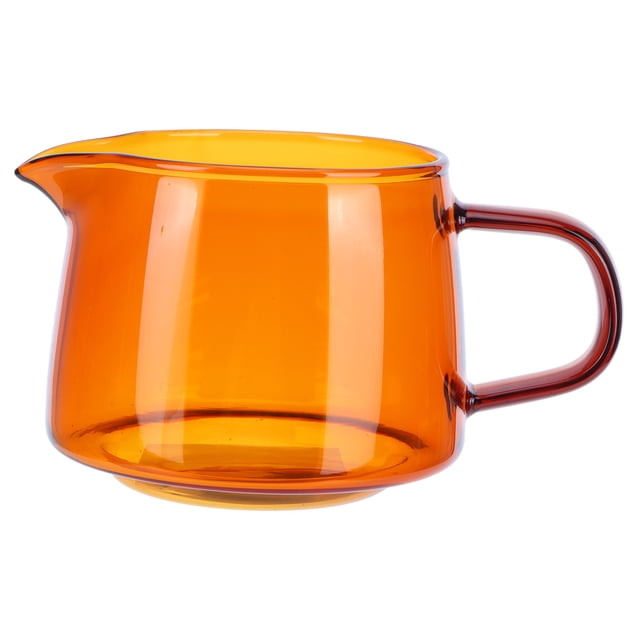 Verdant Touch Tasse à café 300 ml en verre borosilicate haute teneur en verre borosilicate - Accessoires de café - Couleur ambre