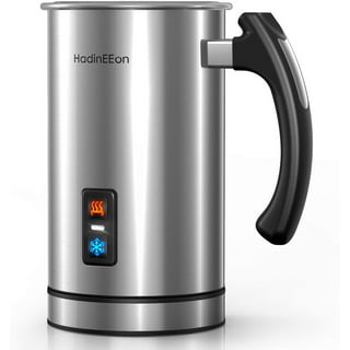 HadinEEon 4 in 1 Magnetic Milk Frother, Non-Stick Interior Electric Milk  Steamer & Frother 3.4oz/6.8oz, Automatic Foam Maker Hot/Cold Milk Frother  and Warmer for Latte, Cappuccino, Hot Chocolates