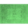 thumbnail image 1 of Ahgly Company Indoor Rectangle Oriental Emerald Green Industrial Area Rugs, 7' x 10', 1 of 4