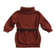 thumbnail image 4 of Enfants Bébé Filles Pull Robe d'Hiver Automne Solide Col Roulé à Manches Longues Tricot Robe avec Ceinture Verte 3-4 Ans, 4 of 7