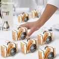thumbnail image 2 of Ourwarm 50pcs Wedding Favors Karft Paper Candy Gift Box Compass With Tag Wedding Gift For Guest Souvenir Birth Party Decoration, 2 of 4