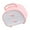 Pink, variant on Plastic Desk Storage Drawers with Compartments Suitcase Shaped Makeup Holder Desktop Table Cosmetics Organization Box