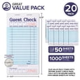 thumbnail image 2 of Cuadernos de cheques para invitados Stock Your Home, color azul (paquete de 20), 2 of 7