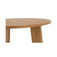 thumbnail image 5 of Moe's Home Collection Delta Round Outdoor Dining Table Natural Wood, 5 of 6