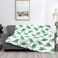 thumbnail image 2 of Naloa Sea Turtle Flannel Blankets - Thick and Warm Blanket for Winter, Soft Fuzzy Plush King Blanket for All Seasons60"x50", 2 of 6