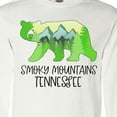 thumbnail image 4 of Inktastic Smoky Mountains, Tennessee- Mountains and Bear Shape Long Sleeve T-Shirt, 4 of 5