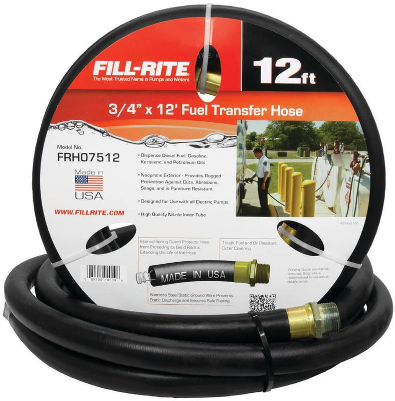 Tuthill Transfer FRH07512 3/4 in. X 12 ft. Replacement Hose