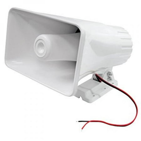 - Indoor / Outdoor PA Horn Speaker - 8†Portable PA Speaker with 8 Ohms Impedance & 65 Watts Peak Power - Mounting Bracket & Hardware Included - Pyle PHSP5