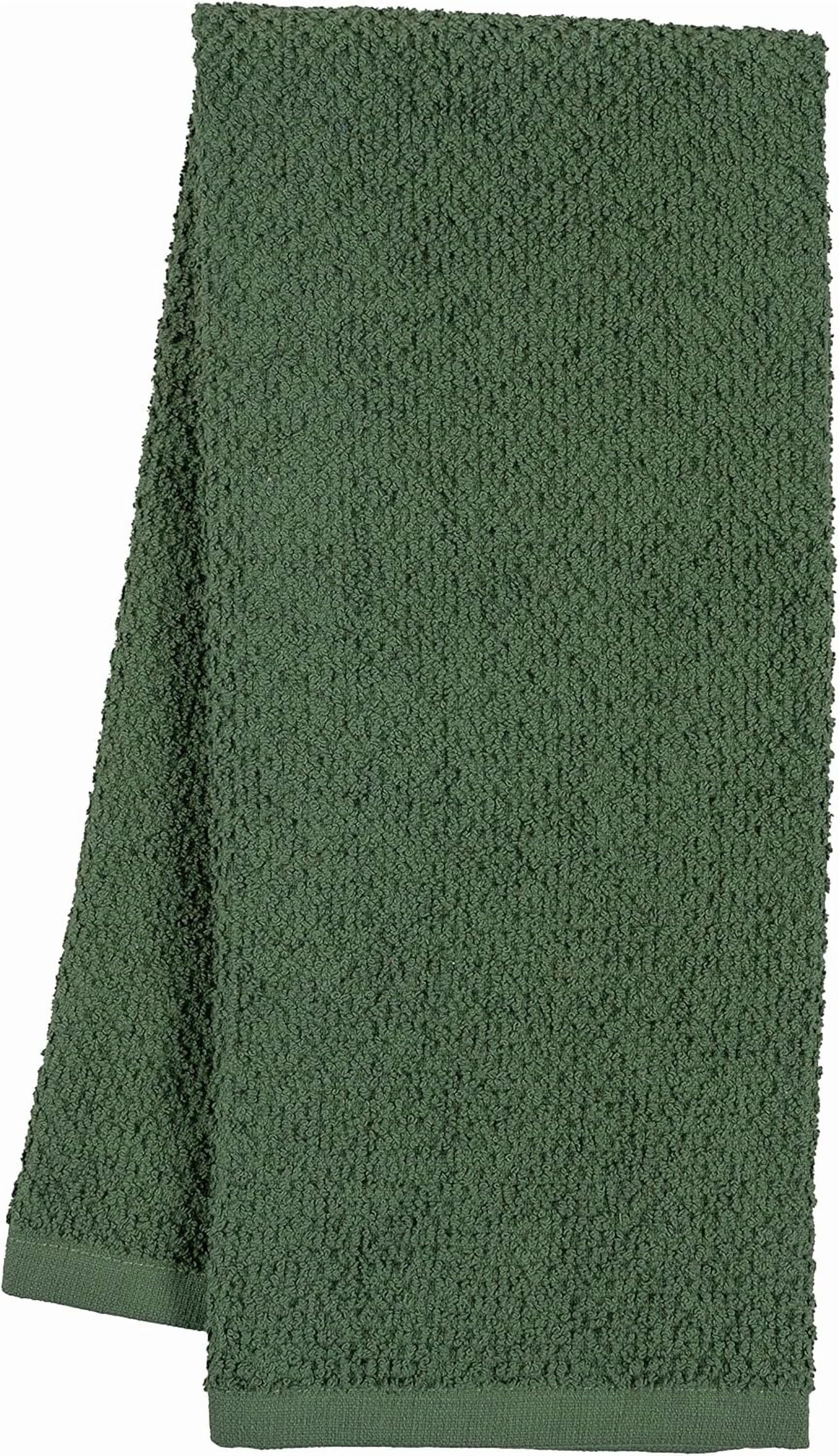 KAF Home Ayesha Curry Cotton Kitchen Towels Set, Absorbent Dish Towels, 18” x 28”, Gray, 6 Pack