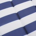 thumbnail image 5 of vidaXL Coussin pour Chaise Longue Rayé Bleu et Blanc en Tissu Oxford, 5 of 5