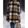thumbnail image 2 of Shirts for Women Classic Plaid Button Down Womens Shacket Jacket Long Sleeve Casual Loose Blouse Cardigan Coat Outerwear With Pockets Alsol Lamesa, 2 of 3