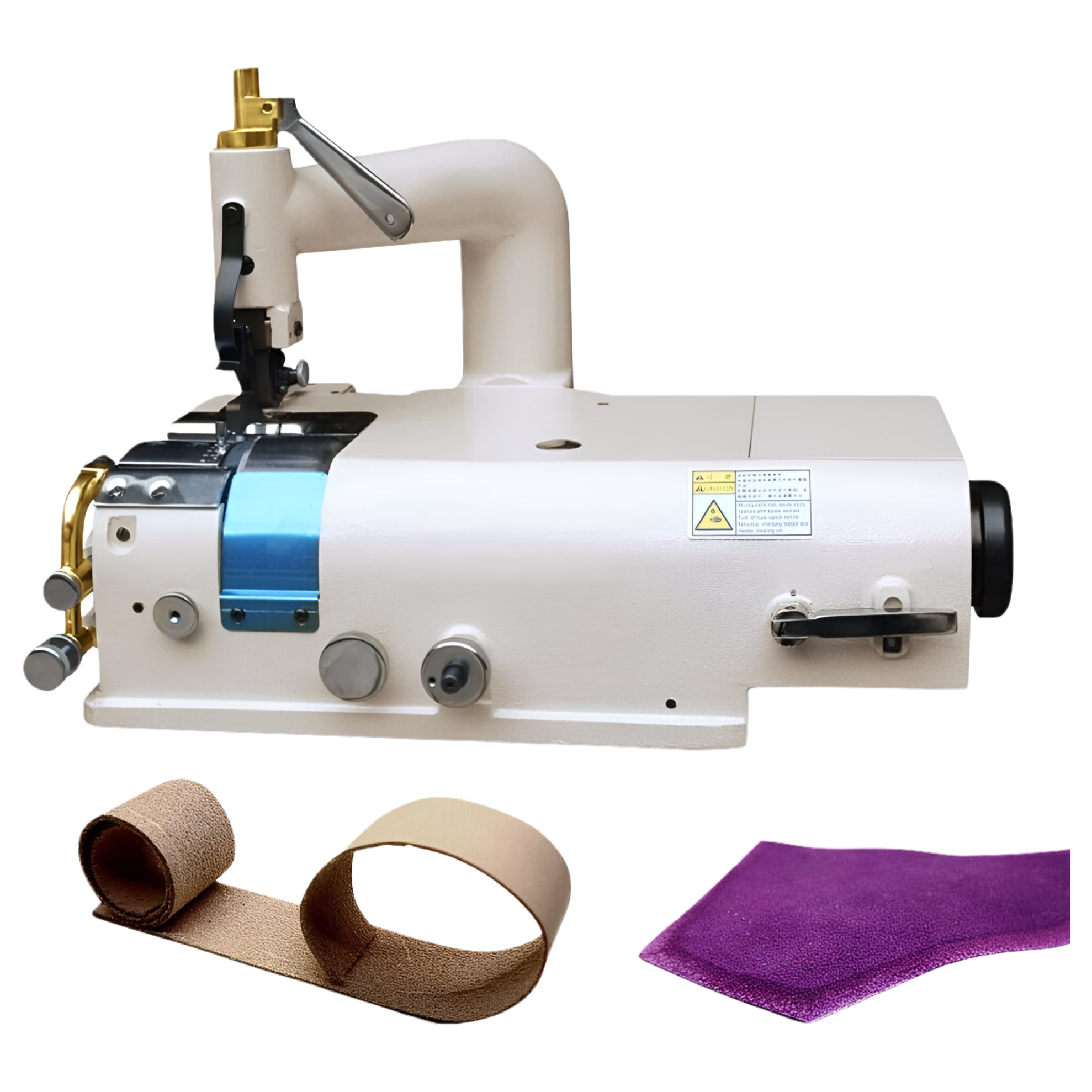 Anqidi Leather Skiving Machine SM-801 Industrial Electric Leather Peeling Machine Bag Leather Edge Skiver Peeler Head Leather Thinning Shovel Skin Cutter Tool 1200Rpm 50mm