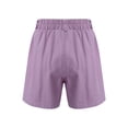 thumbnail image 2 of iiniim Girls Kids Pull On Cargo Dungarees Shorts with Pockets Athletic Shorts Casual Daily Wear Purple 8-10, 2 of 7