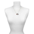 thumbnail image 2 of Delight Jewelry Silver-tone Red & Green Heart with White Ruffles - Silvertone Senior Class of 2026 Dome Necklace, 18", 2 of 5