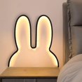 thumbnail image 4 of Wzzjkit LED Rabbits Light Wall Bedside Lamp Small Night Light Decoration USB Plug-in Model, 4 of 7
