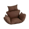 thumbnail image 3 of Cojín para silla Egg, fácil de instalar, cojín para silla para sala de estar, balcón, patio trasero Marrón, 3 of 8